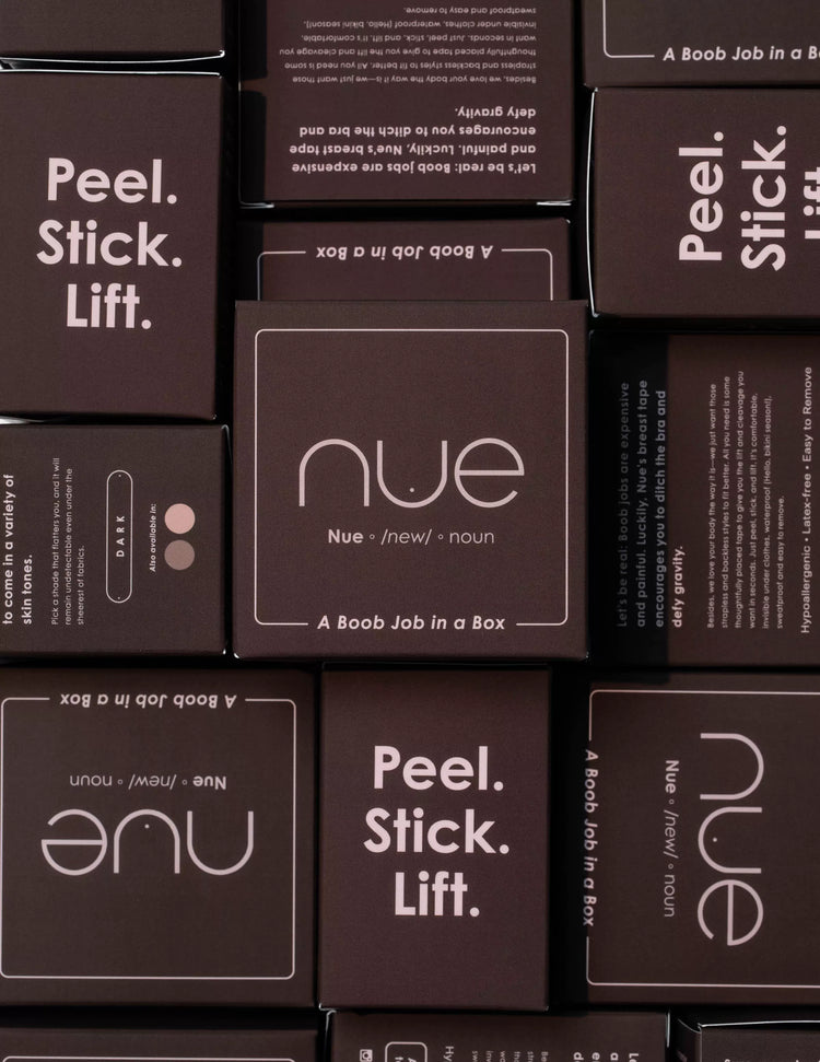 Dark Boob Tape Boxes | The Brand Nue