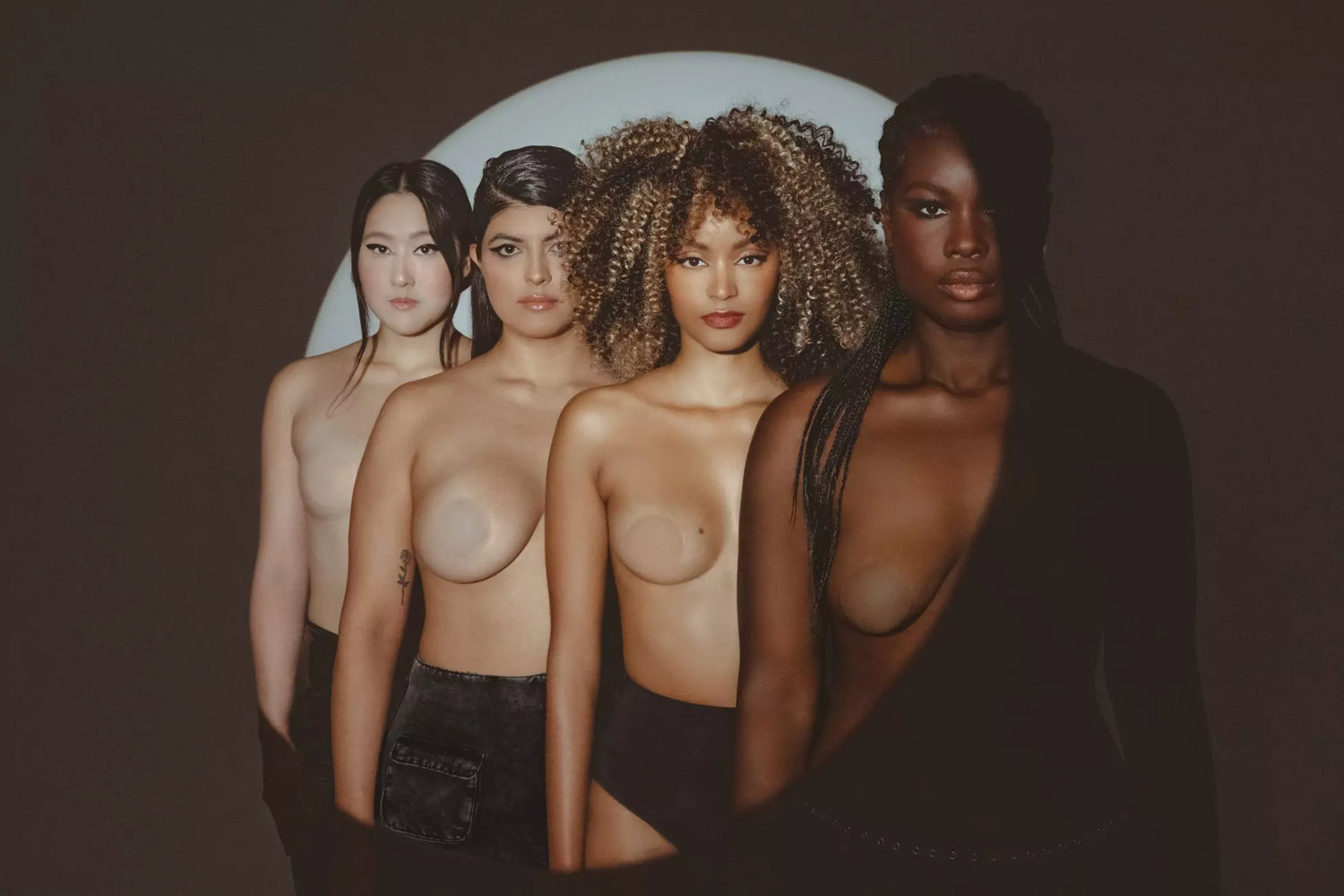 Light-Medium Under Cover Pasties Group Model | The Brand Nue