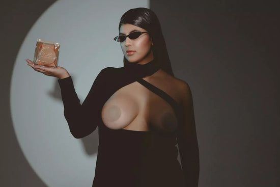 Light-Medium Under Cover Pasties Product in Hand | The Brand Nue