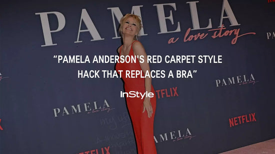 Pamela Anderson's Red Carpet Style Hack That Replaces A Bra